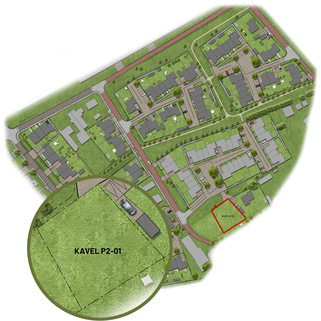Ligging Kavel P2-01